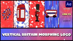 Videohive Vertical Britain Morphing Logo for After Effects Logo Stings template preview