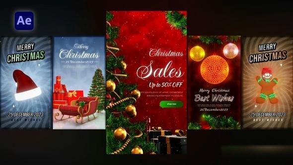 Videohive Christmas Stories Pack 49249227 Openers template preview