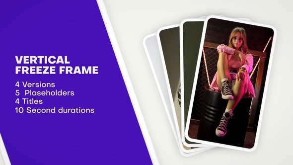 Videohive Vertical Freeze Frame 58986224 Openers template preview