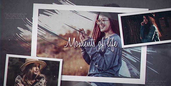 Videohive Moments of Life Openers template preview