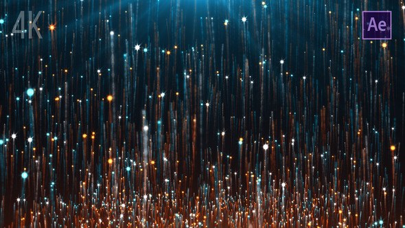Particles Background Video Displays template preview