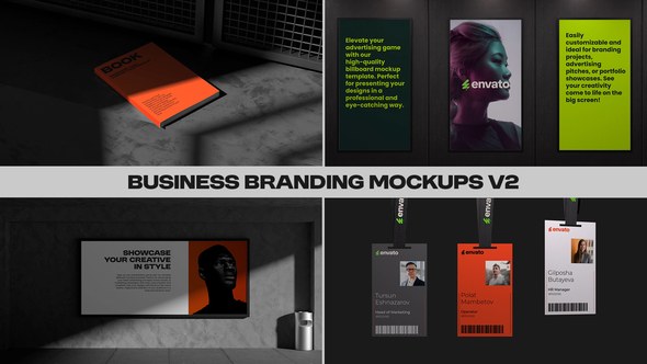 Videohive Business Branding Mockups V2 Product Promo template preview