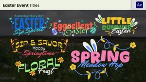 Videohive Easter & Nature Title Easter template preview