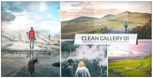 Videohive Clean Photo Gallery - Image Slide Opener Video Displays template preview