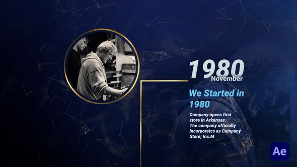 Videohive Business Timeline 48081008 Video Displays template preview