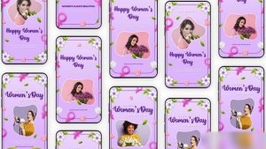 Videohive Womens Day Instagram Story Elements template preview