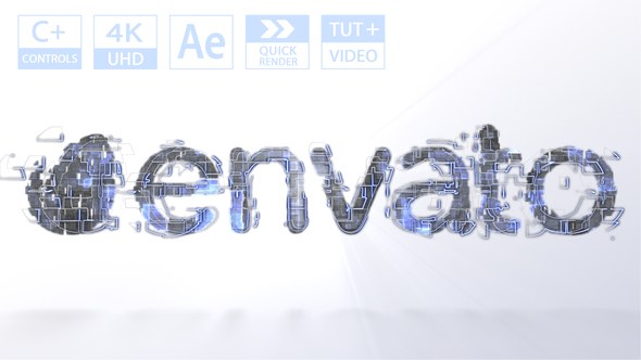 Videohive Crypto Tech Logo Reveal Logo Stings template preview
