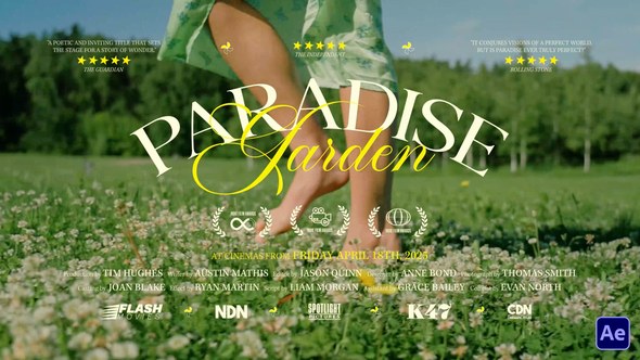 Videohive Weekly Cinematic Title Titles template preview