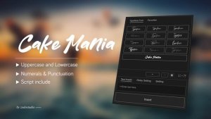 Videohive Animated Typeface - Cake Mania Titles template preview