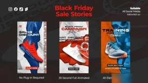 Videohive Shopping Sale Reels Stories Openers template preview