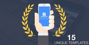 Instagram Promo Pack Video Displays template preview