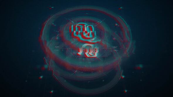 Videohive Glitch Tech RGB Split Logo Logo Stings template preview