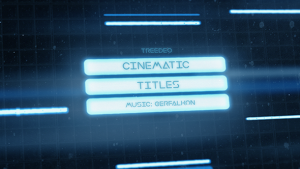 Cinematic Titles Video Displays template preview