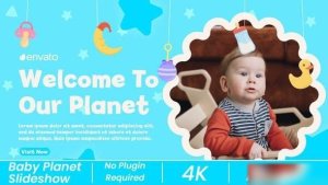 Videohive Baby Planet Slideshow Openers template preview