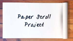 Videohive Paper Scroll Project Openers template preview