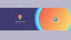 Videohive Flat Logo 2 in 1 Logo Stings template preview