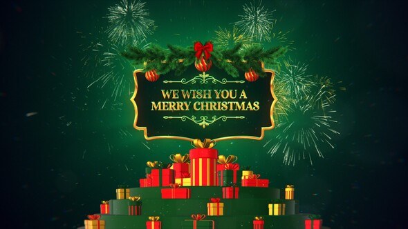 Videohive The Christmas Intro Logo Stings template preview