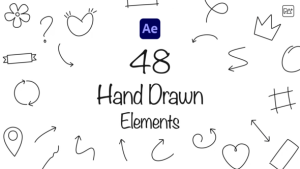 Videohive Hand Drawn Elements For After Effects Elements template preview