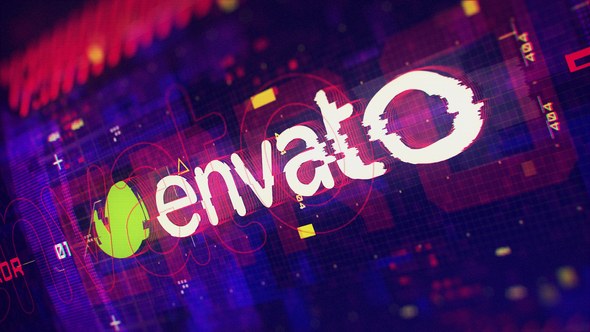 Videohive Color Broken Logo Logo Stings template preview
