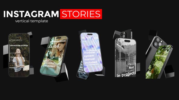 Videohive Instagram Stories 59178051 Video Displays template preview