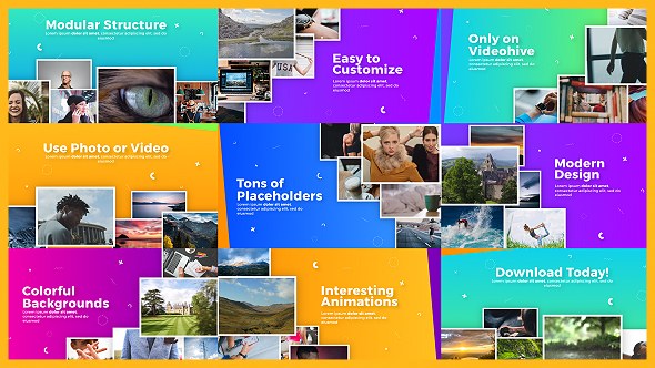 Videohive Uplifting Modern Slideshow Openers template preview