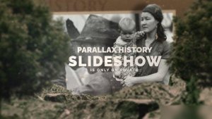 Videohive Parallax History Slideshow Openers template preview