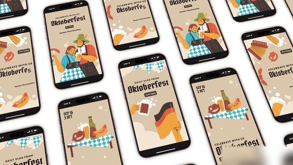 Videohive Oktoberfest Beer Festival Instagram Stories Product Promo template preview