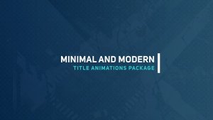 Elegant Titles 3 Video Displays template preview