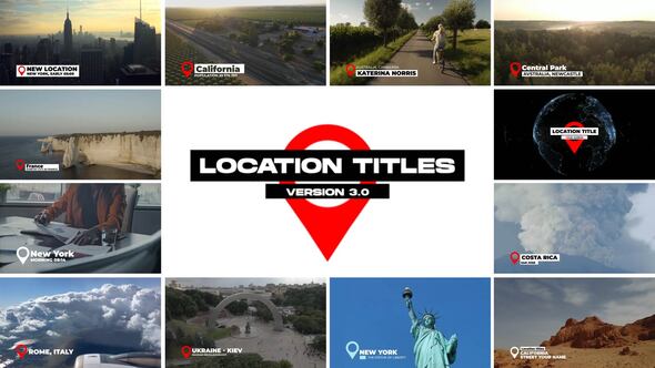 Videohive Location Titles 3.0 | After Effects Titles template preview