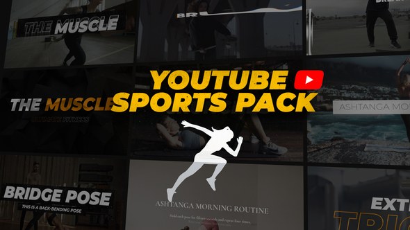 Videohive YouTube Sports Pack Broadcast-packages template preview