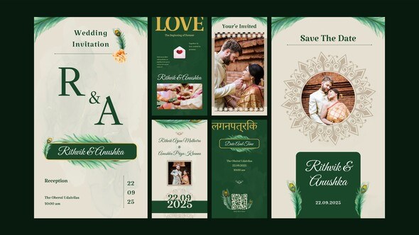 Videohive Indian Wedding Invitation 60343502 Openers template preview