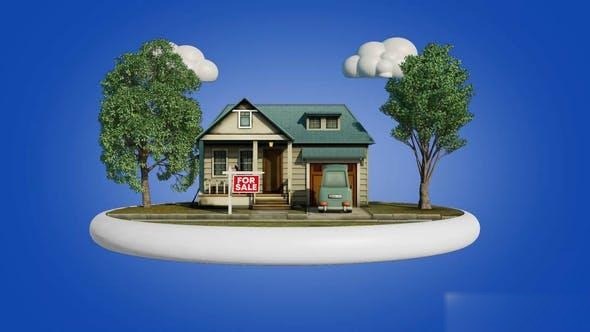Videohive Real Estate Logo 37935333 Logo Stings template preview