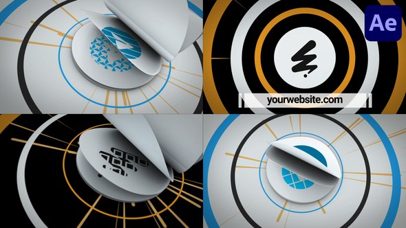 Videohive Flip Flap Logo Reveal for After Effects Logo Stings template preview