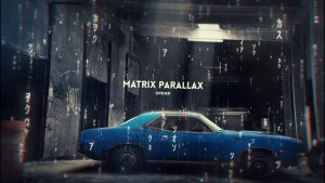 Videohive Matrix Parallax Opener 21377592 Video Displays template preview