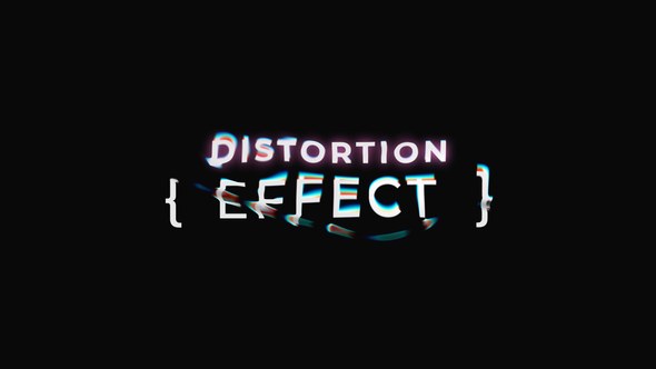 Videohive Chromatic Distortion Titles Titles template preview