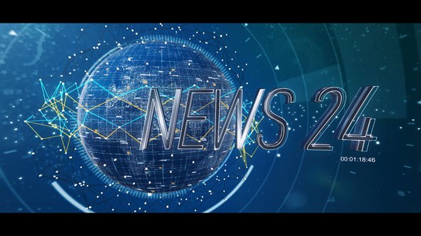 News Video Displays template preview