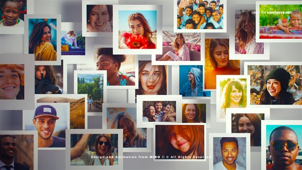 Videohive Multi Photo Frames Logo Opener Logo Stings template preview