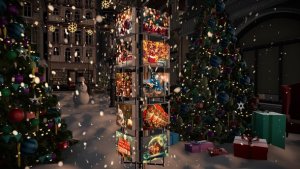 Christmas Postcards Slideshow Premiere Pro template preview