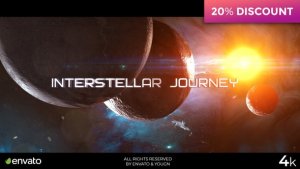 Space Titles Video Displays template preview