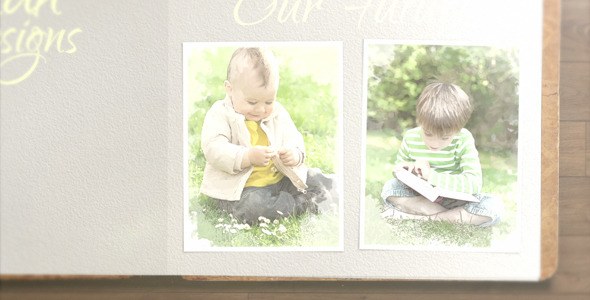 Album Gallery: Memories and Moments Video Displays template preview