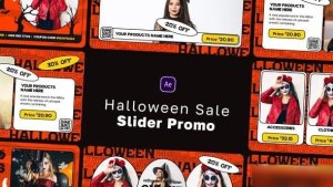 Videohive Halloween Sale Slider Promo 47457282 Openers template preview