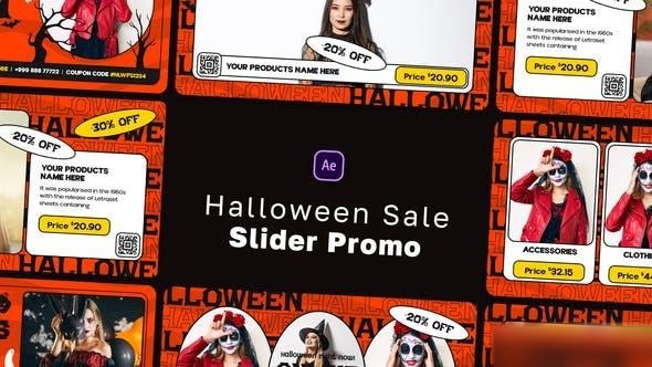Videohive Halloween Sale Slider Promo 47457282 Openers template preview
