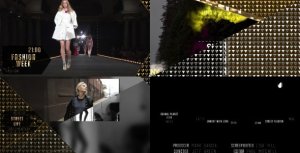 Gold Broadcast Package Video Displays template preview