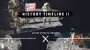Videohive History Timeline II Video Displays template preview