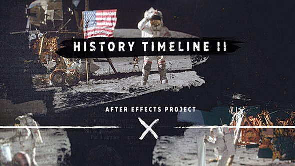 Videohive History Timeline II Video Displays template preview