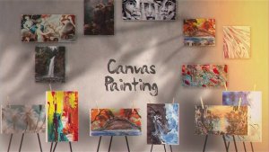 Videohive Canvas Painting Gallery Openers template preview