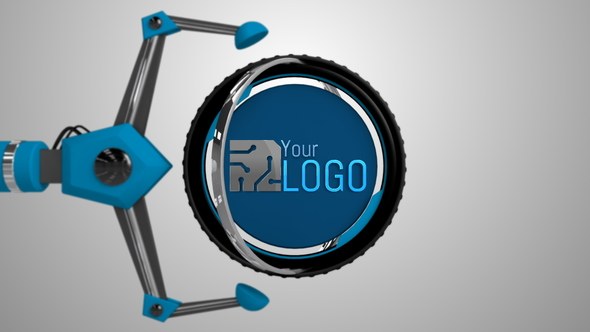 Videohive Mechanical Arms Logo Logo Stings template preview
