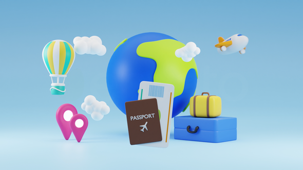 Videohive Travel Logo Reveal 49001580 Logo Stings template preview