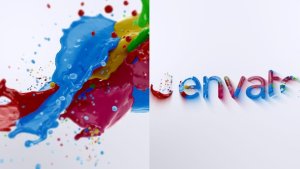 Videohive Liquid Paint Splash Logo 2 Logo Stings template preview
