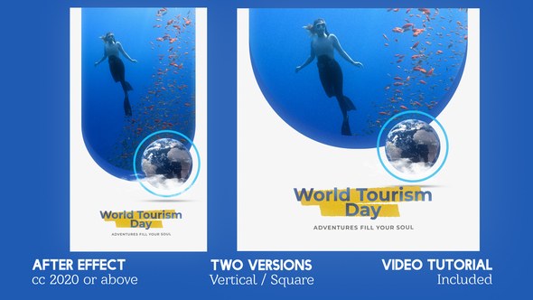 Videohive World Tourism Day Openers template preview